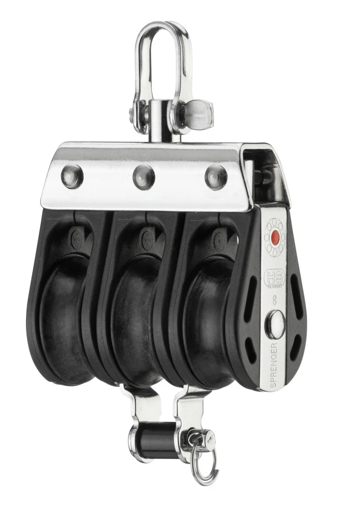 Sprenger S-Block 3 Rollen Hundsfott Wirbel Kugellager 8 Mm 1 Sprenger S-Block 3 Rollen Hundsfott Wirbel Kugellager 8 Mm