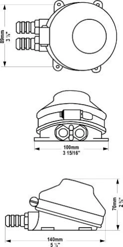 Whale Babyfoot Pumpe Mk2 -Honda || PLASTIMO || Lewmar Verkaufsgeschäft 12072 DE whgp4618 2