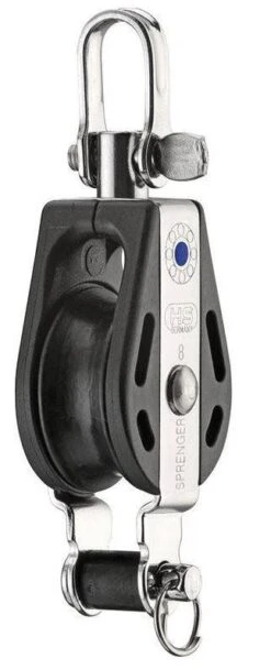 Sprenger S-Block 1 Rolle Hundsfott Wirbel Nadellager 8 Mm