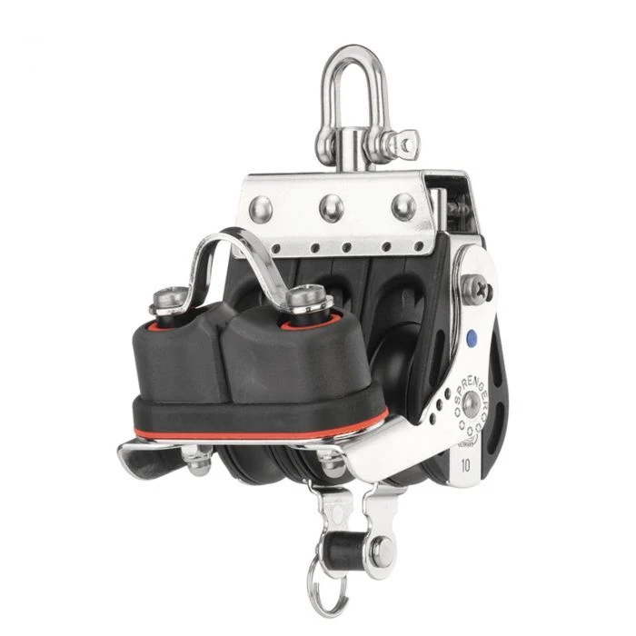 Sprenger S-Block Großschotblock Nadellager 10 Mm - 3 Rollen, Hundsfott, Schotklemme, Wirbel 1 Sprenger S-Block Großschotblock Nadellager 10 Mm - 3 Rollen, Hundsfott, Schotklemme, Wirbel