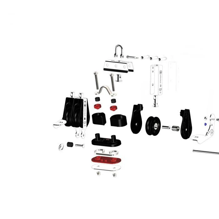 Sprenger S-Block Großschotblock Nadellager 10 Mm - 3 Rollen, Hundsfott, Schotklemme, Wirbel 2 Sprenger S-Block Großschotblock Nadellager 10 Mm - 3 Rollen, Hundsfott, Schotklemme, Wirbel – Bild 2