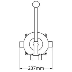 Whale Bilgesysteme - Handlenzpumpen - Gusher Titan Boden & Wandmontage -Honda || PLASTIMO || Lewmar Verkaufsgeschäft whbp4402 i2